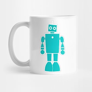 Adorable Robot: A Playful and Modern Artwork to Brighten Your Space Mug